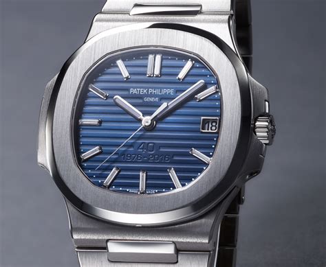 patek philippe nautilus 40mm platinum 40th anniversary watch 5711 1p